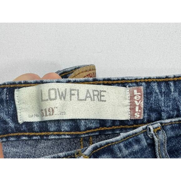 Levi's 519 Women's Low Rise Flare Leg Blue Denim Jeans - Sz 11M (32x25.5) *READ* - Picture 3 of 5